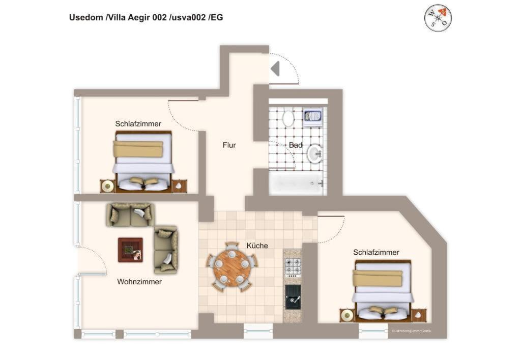 Villa Aegir Villa Aegir 002 Херингсдорф Екстериор снимка